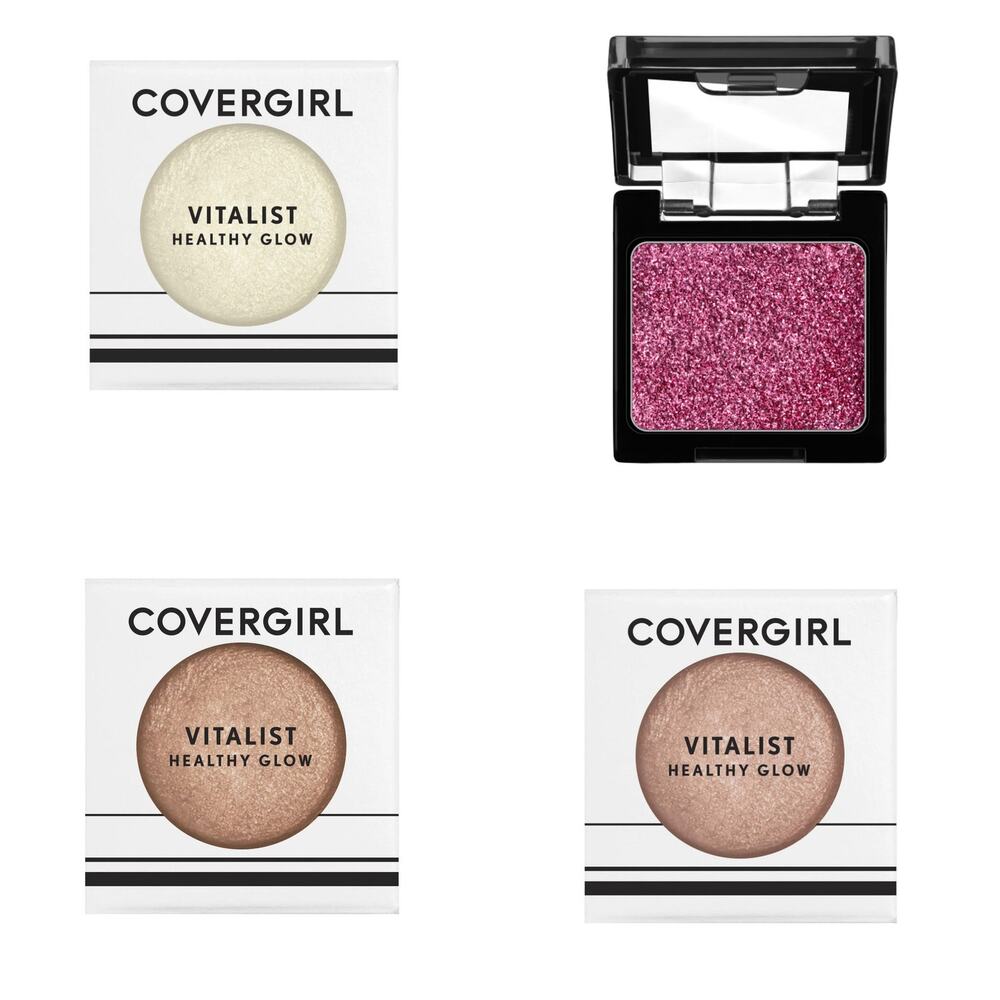 Lot of 4 New Covergirl Vitalist Healthy Glow Highlighter Wet n Wild Groupie